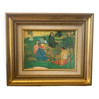 Reproduction parau parau Paul Gauguin