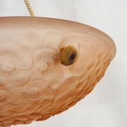 Suspension pink cacker Verdun Art Deco