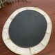 Vintage mirror in real mother-of-pearl and brass