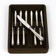 Christofle – 12 silver-plated dessert knives, Spatours model