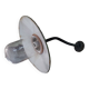 industrial wall light in the shape of a swan neck
