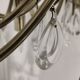 Chrome classic chandelier, 1960