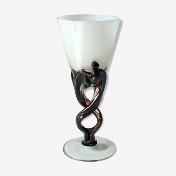 Gobelet en verre, vintage des années 1960