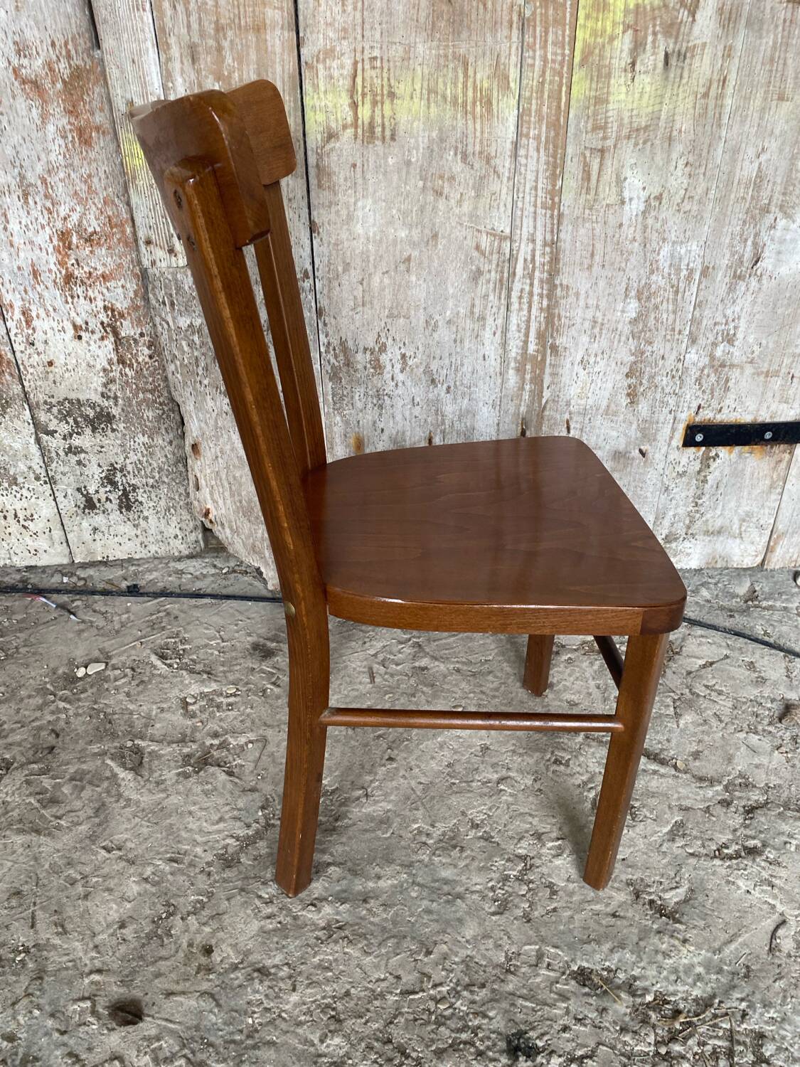 Vintage Children's Chair in Old BAUMANN Bistro Style #D651