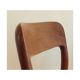 Model chair 75 in teak and rope by Niels Otto Moller