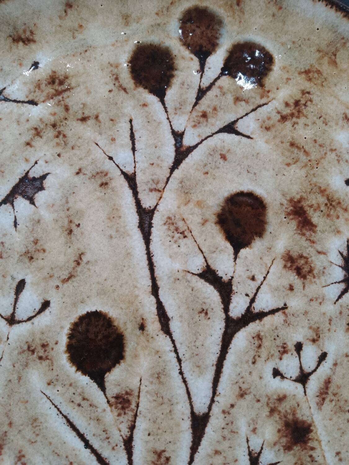 Sandstone plate from Vallauris the old mill Robert Pérot, Malarmey