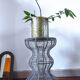 Vintage metal stool / side table