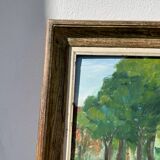 Impressionist style oil painting