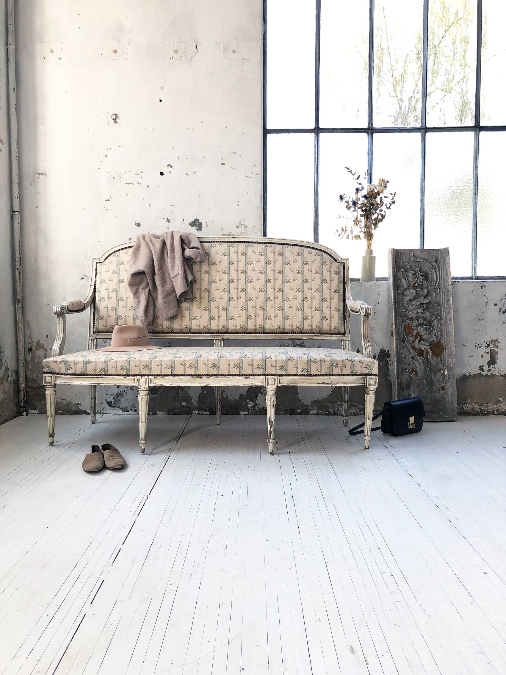 Louis XVI style bench