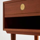 Restored teak nightstand