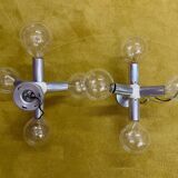 Pair of wall lights by Trix & Robert Haussmann for Swiss Lamps Int., Switzerland, 1960s