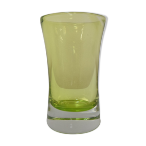 vase en verre du milieu