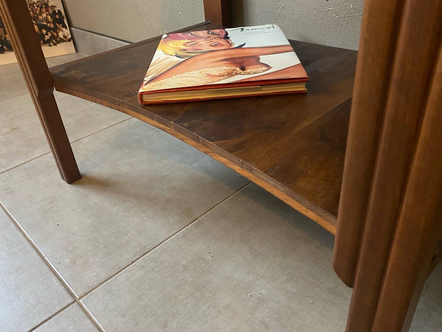 Vintage art deco table from the 50s