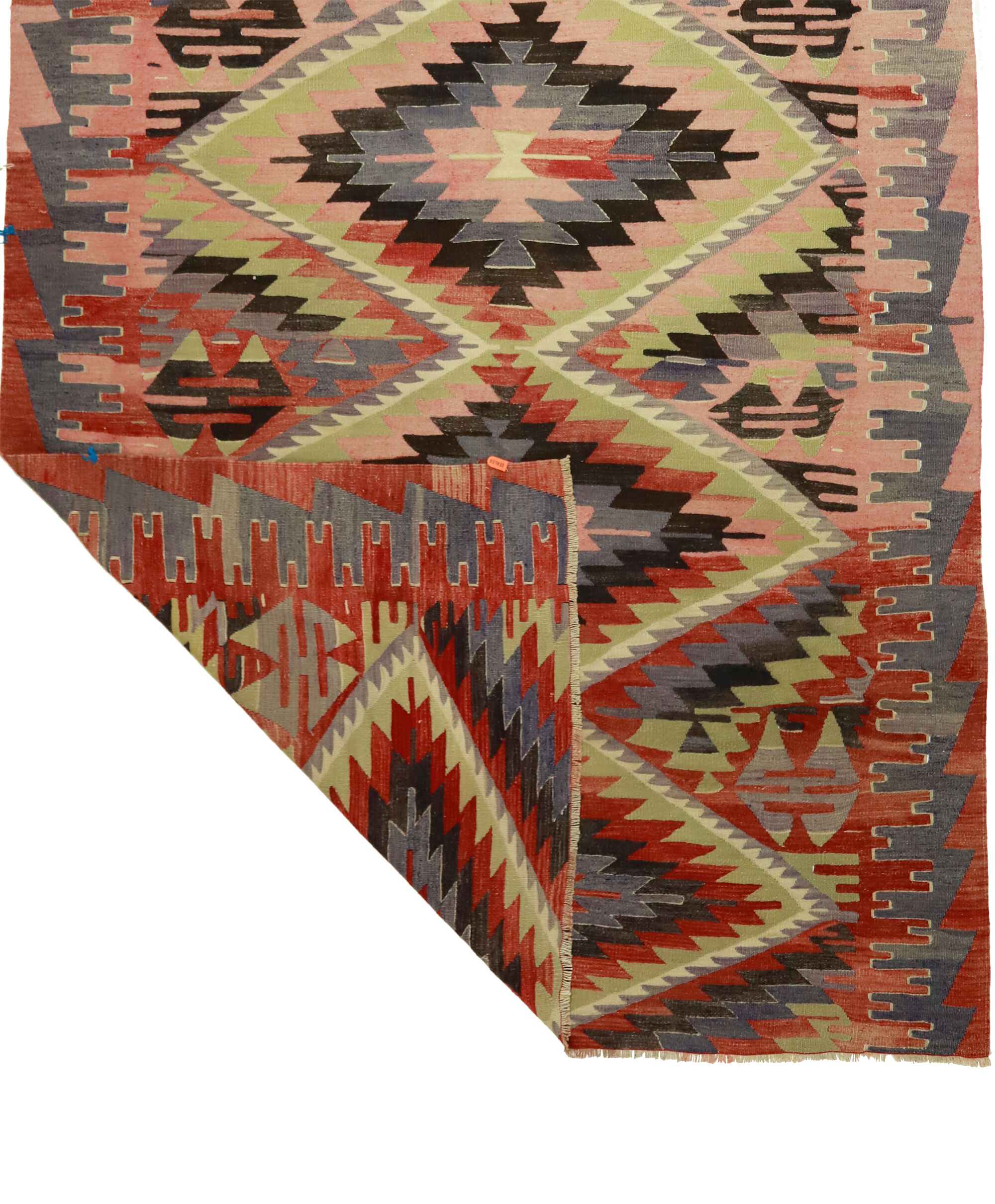 Anatolian handmade kilim rug 322 cm x 180 cm