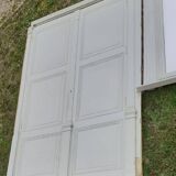 Boiserie XIX° 2x2 portes miroir Louis Philippe H2,46m L4,5m