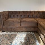 Chesterfield corner sofa