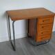 Bureau en bois et métal