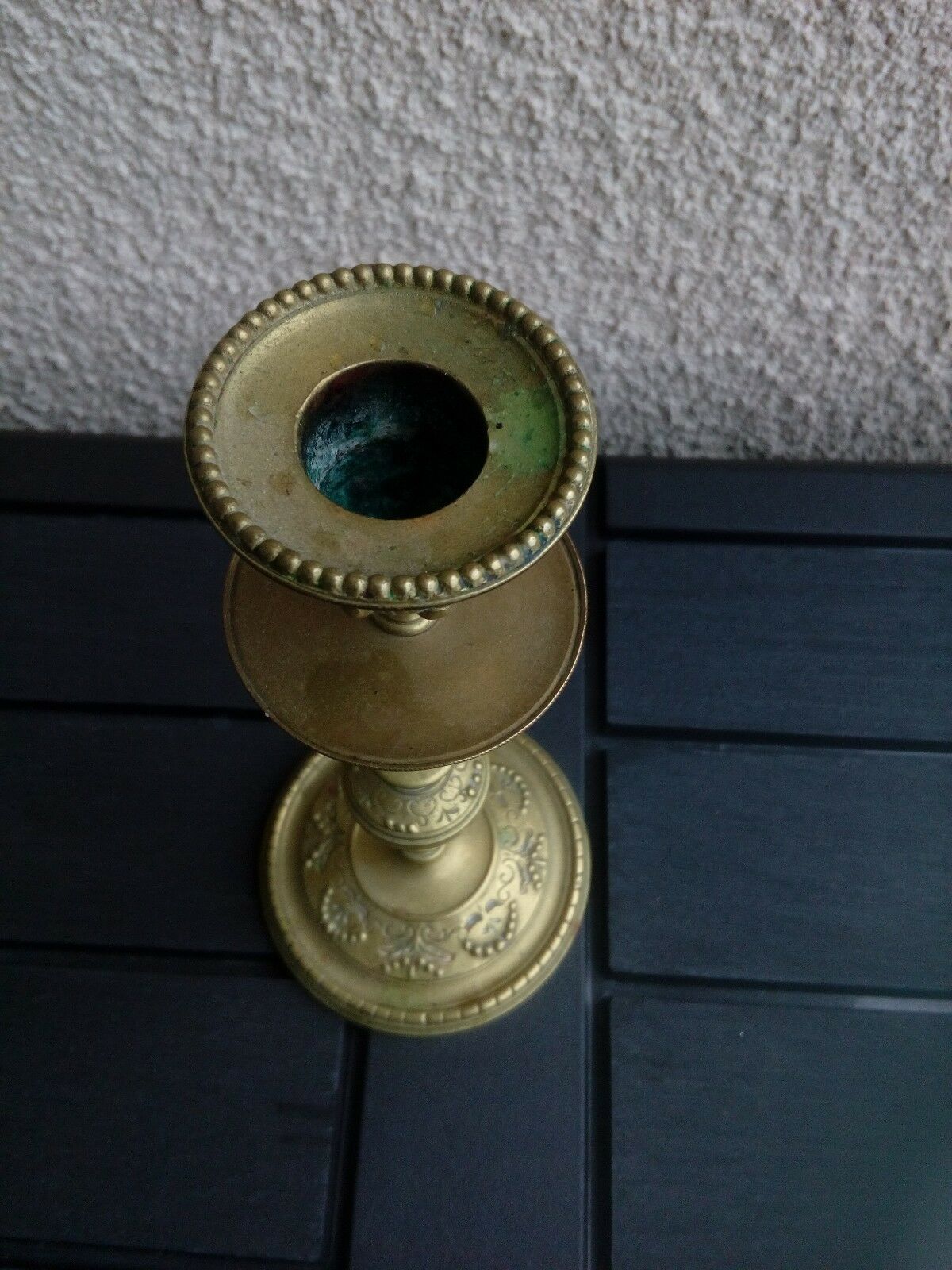 Napoleon III period bronze candlestick