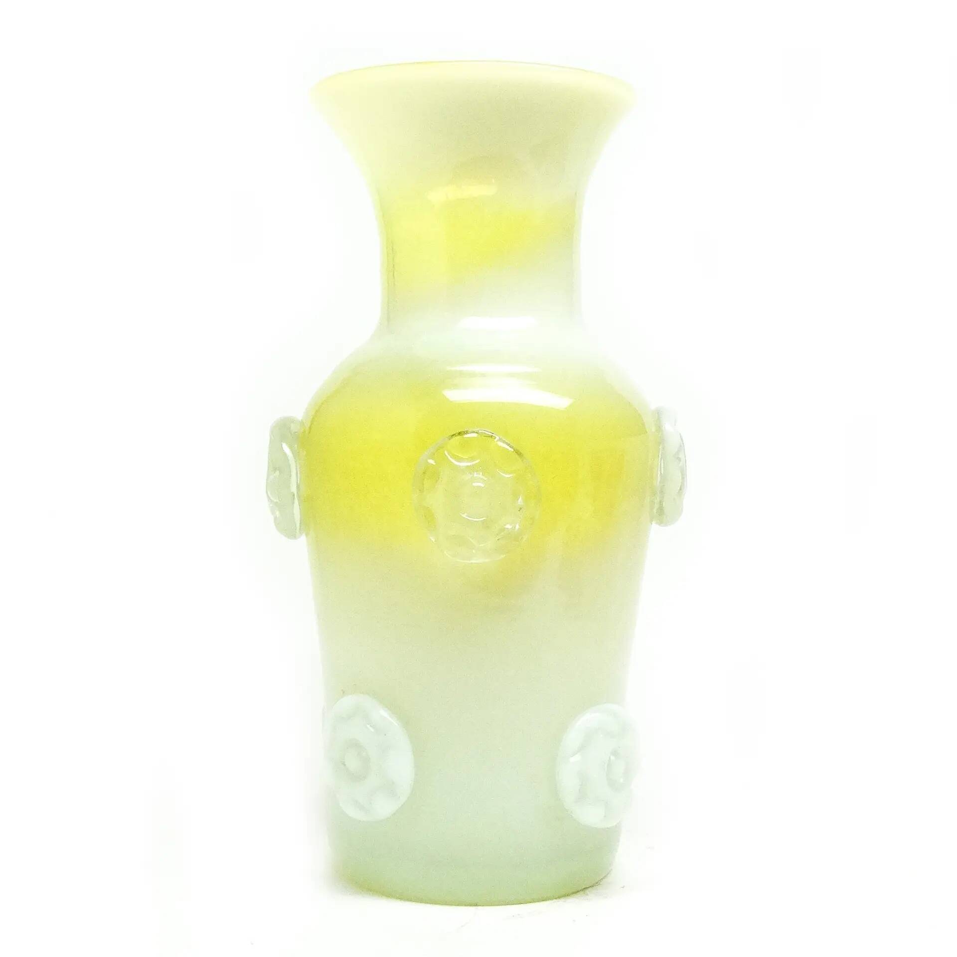 Mid-century modern vase, glass, designed by J. Słuczan-Orkusz, Poland, 1970s