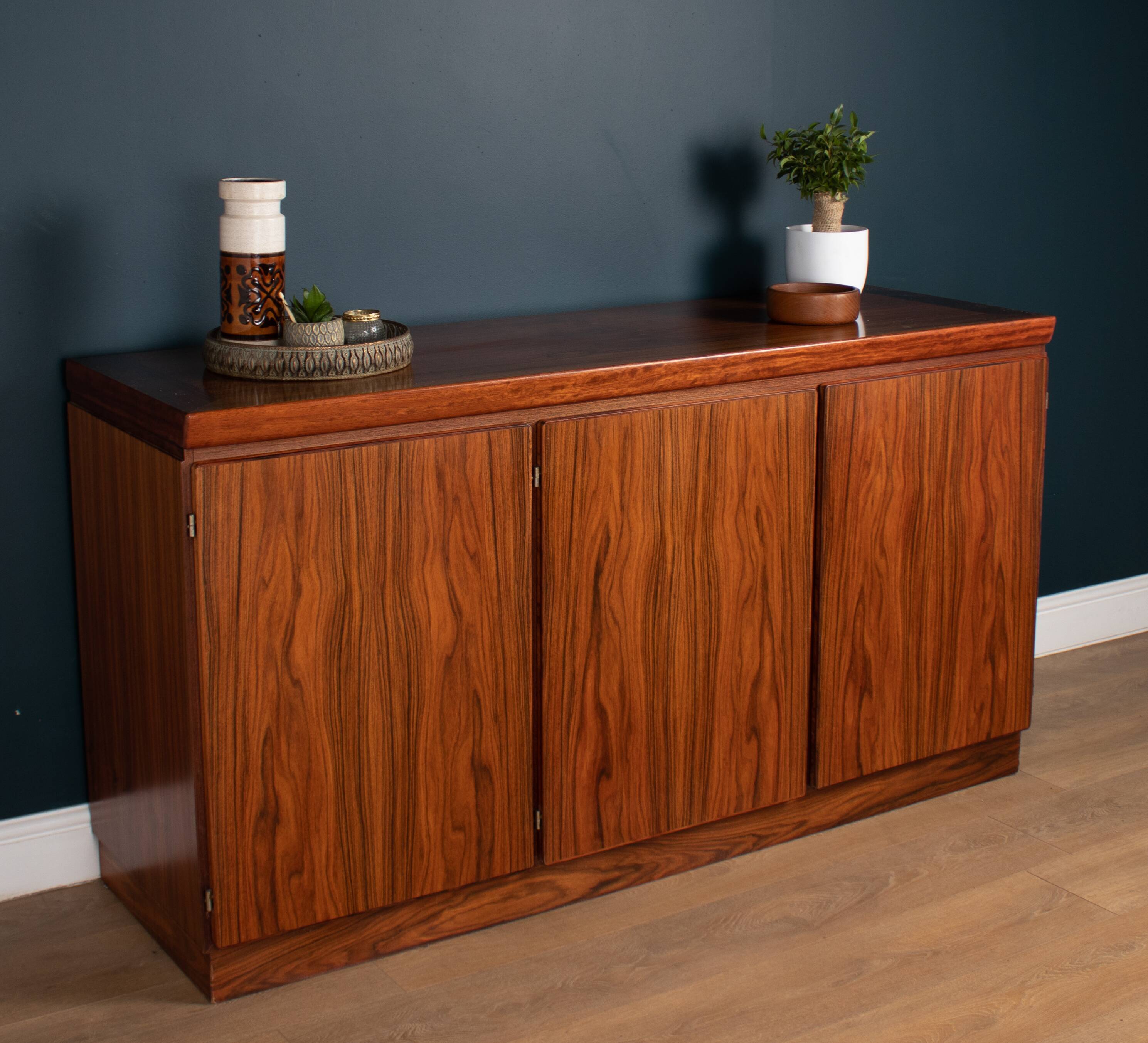 Retro 1970s Danish Rosewood Sideboard By Skovby Møbelfabrik Denmark