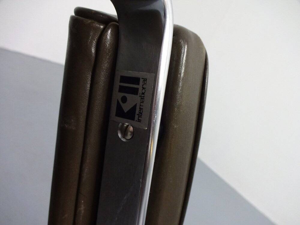 Mocdl 6911 Armchair in Leather by Horst Brüning for Kill International, 1968