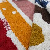 Handmade wool Berber rug 314 x 190 cm