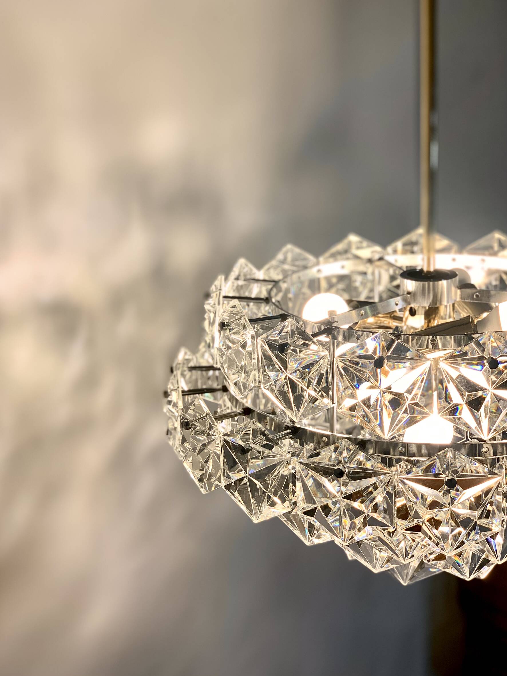 Kinkeldey 5-tier chandelier, 1960s