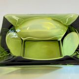 Cendrier, vide-poche en verre vintage