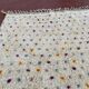 Beni Ouarain rug 300x200 cm – Natural wool with multicoloured patterns,