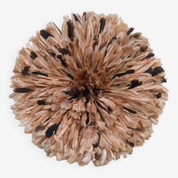 Juju hat beige moucheté noir de 65 cm