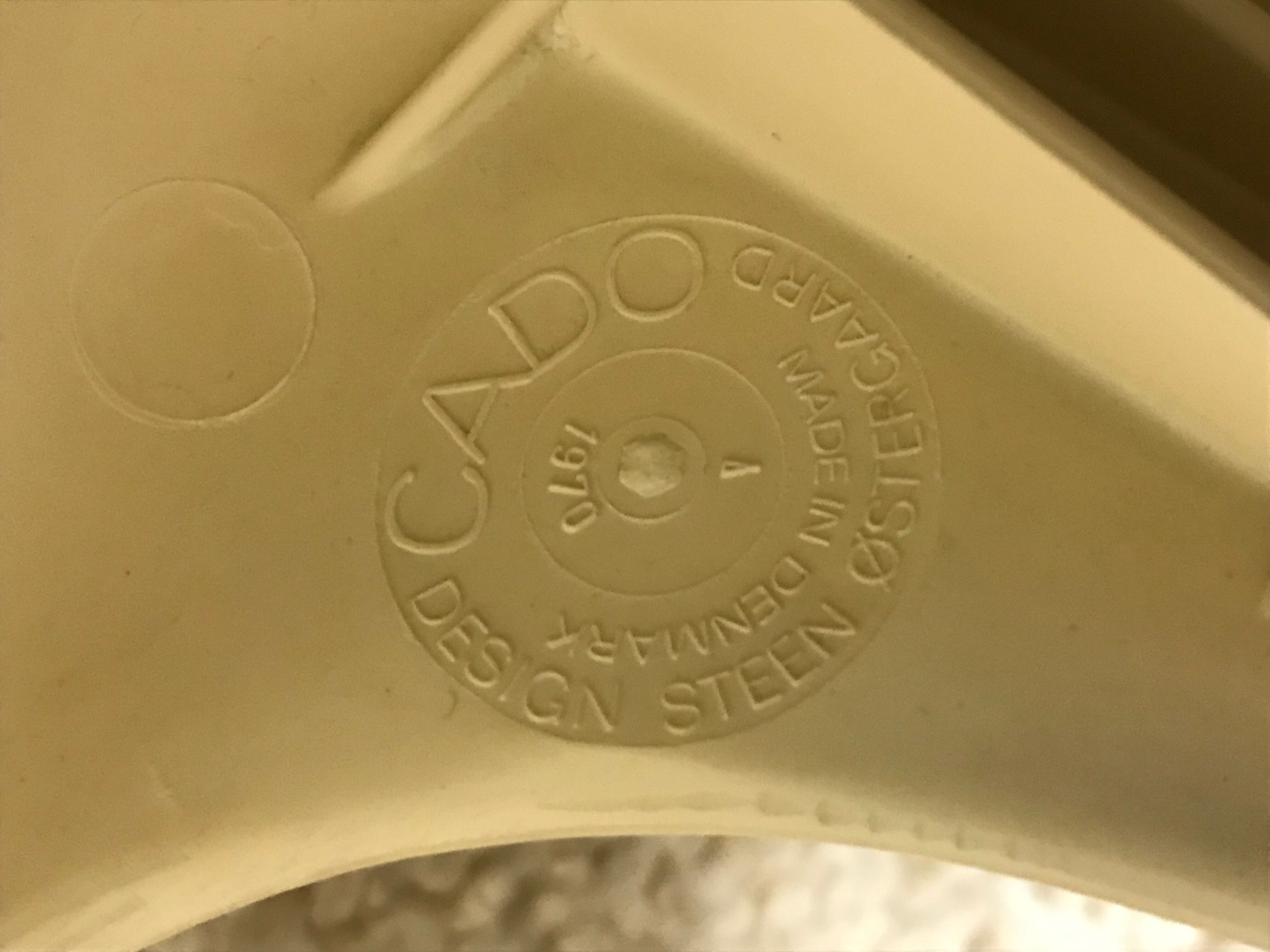 Two chairs by Sten Ostergaard for Cado 1970