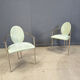 Vintage dining chairs by Belgochrom, set of 6 - 1980s