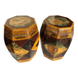 Pair of Chinese stools