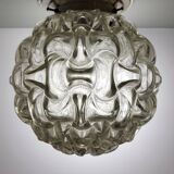 Bubble ceiling lamp in molded glass