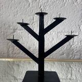 Wrought iron chandeliers, 1980s Habitat style