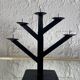 Wrought iron chandeliers, 1980s Habitat style