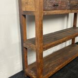 Old wooden console