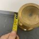 6 Brass Wine Table Goblets Cup Decorative Hollywood Regency Vintage 1960s