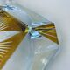Art deco ashtray in cut crystal