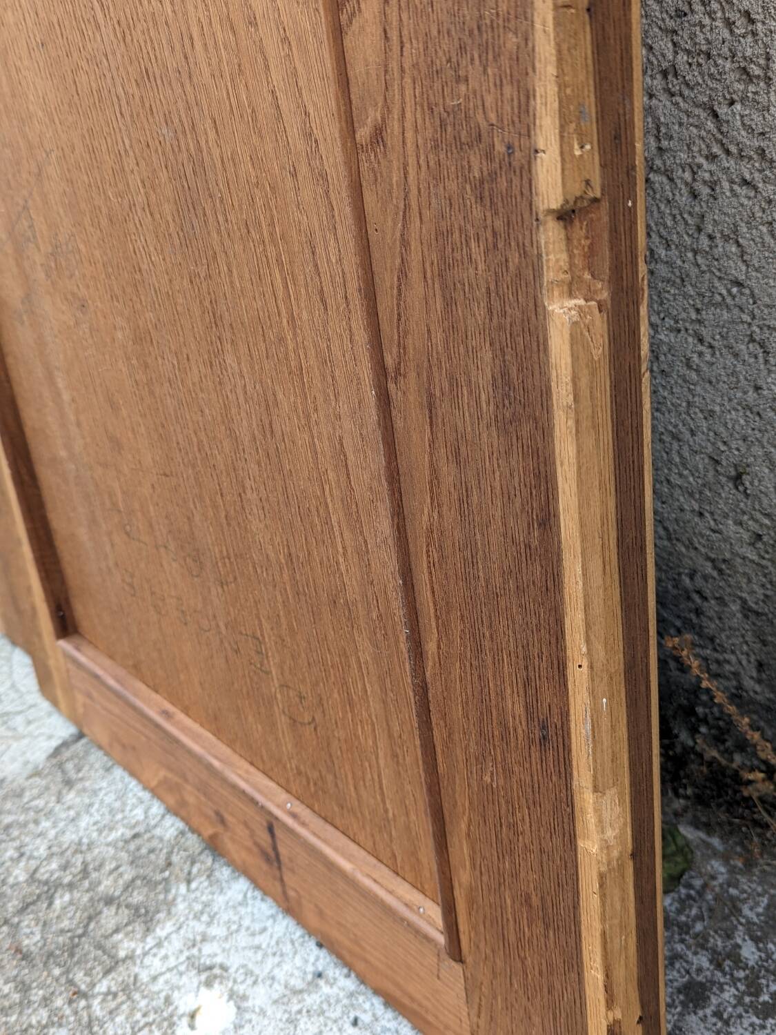 Pair of old cabinet doors