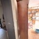 Wooden bookshelf with drawer