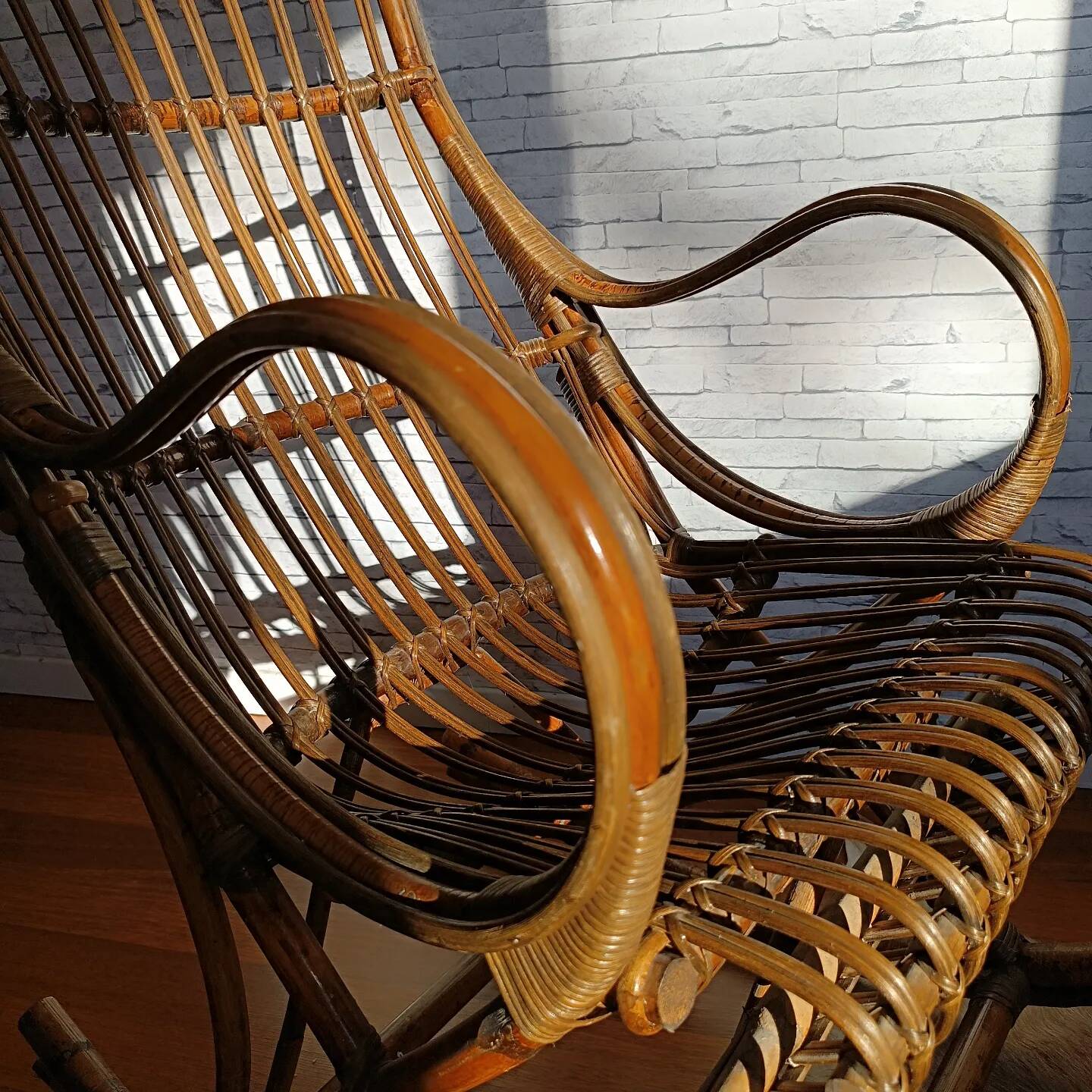Rattan rocking chair