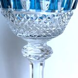 6 St Louis Tommy coloured wine glasses