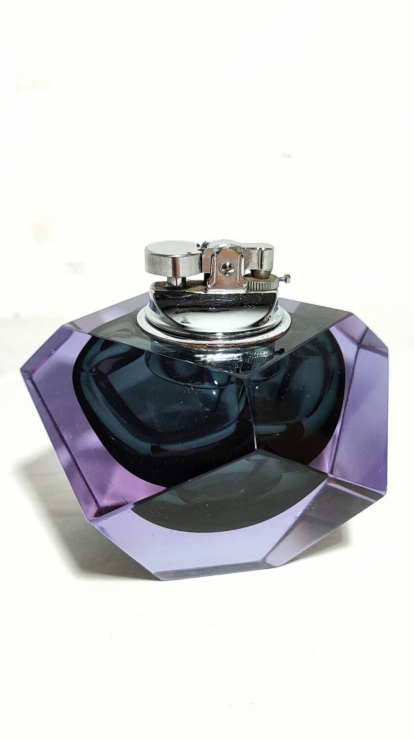 Cendrier en cristal de Murano, Italie, années 1970