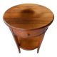 Guéridon table d’appoint de forme ronde style Directoire