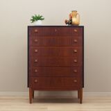 Teak chest of drawers, Danish design, 1960s, designer: Kai Kristiansen, man