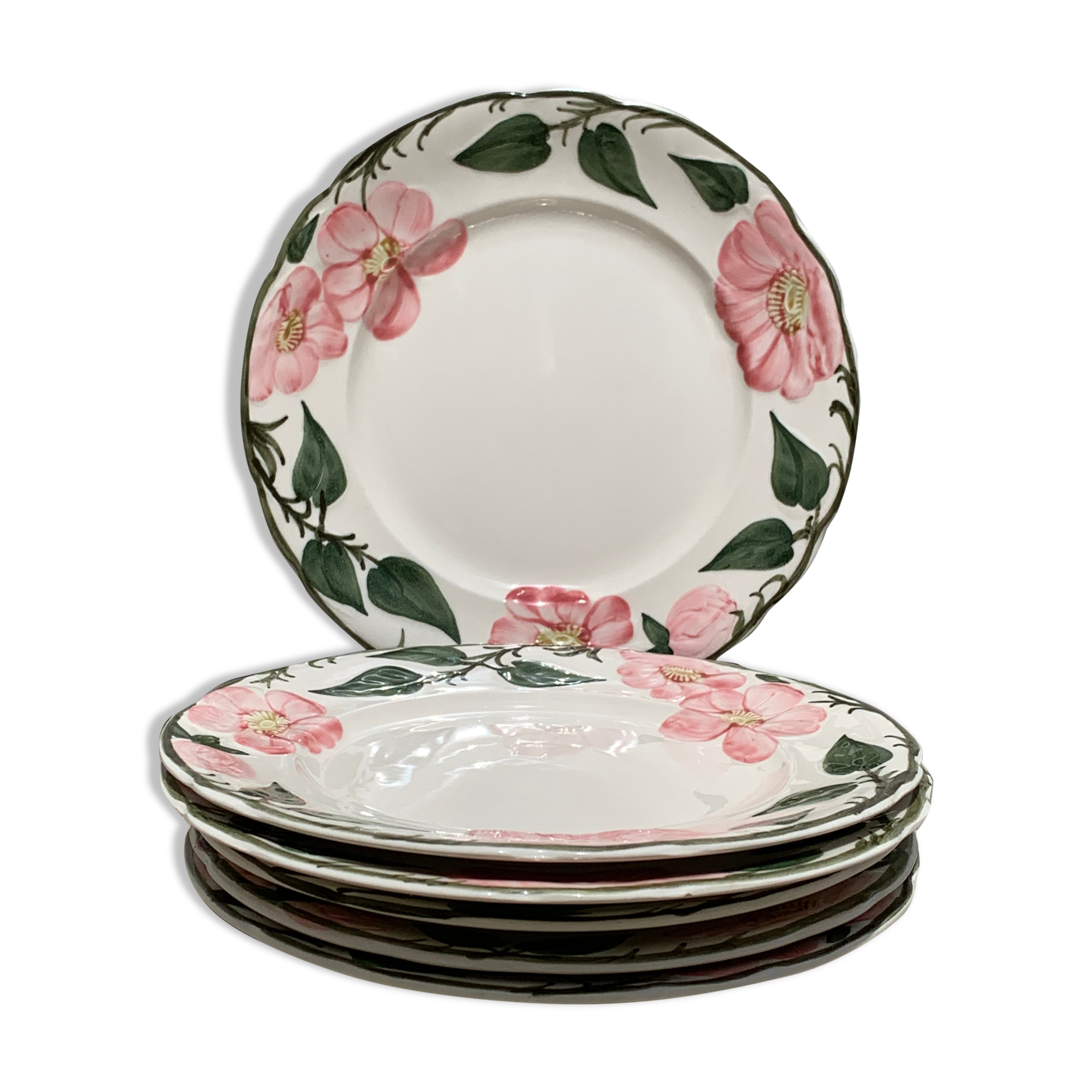 6 dessert plates Wild Rose de Villeroy and Boch
