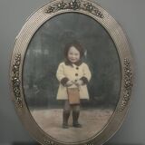 Old pastel portrait of a child
