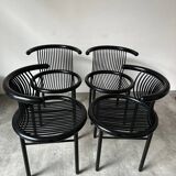 1980s set of 4 “Circo” chairs