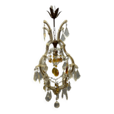 Pendentif en cristal italien Maria Teresa des années 1950